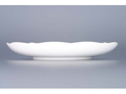GRÜN  Zwiebelmuster Untertasse (Bouillon) 17,5cm  Original Bohemia Porzellan Dubi Karlsbader