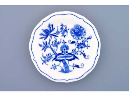 GRÜN  Zwiebelmuster Spiegeluntertasse ZC/1 15,5cm Original Bohemia Porzellan Dubi Karlsbader 