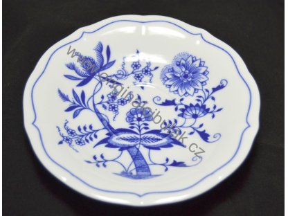 GRÜN  Zwiebelmuster Spiegeluntertasse ZC/1 15,5cm Original Bohemia Porzellan Dubi Karlsbader 