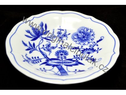 GRÜN  Zwiebelmuster Spiegeluntertasse ZC/1 15,5cm Original Bohemia Porzellan Dubi Karlsbader 