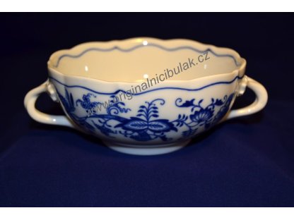 GREEN  Zwiebelmuster Soup cup (bouil.) 0.30l Original Blue Onion Pattern Bohemia from Dubi 