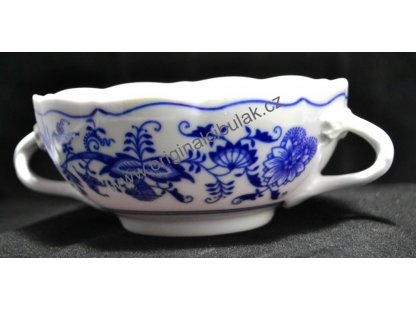 GREEN  Zwiebelmuster Soup cup (bouil.) 0.30l Original Blue Onion Pattern Bohemia from Dubi 