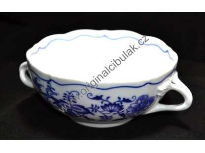 GREEN  Zwiebelmuster Soup cup (bouil.) 0.30l Original Blue Onion Pattern Bohemia from Dubi 