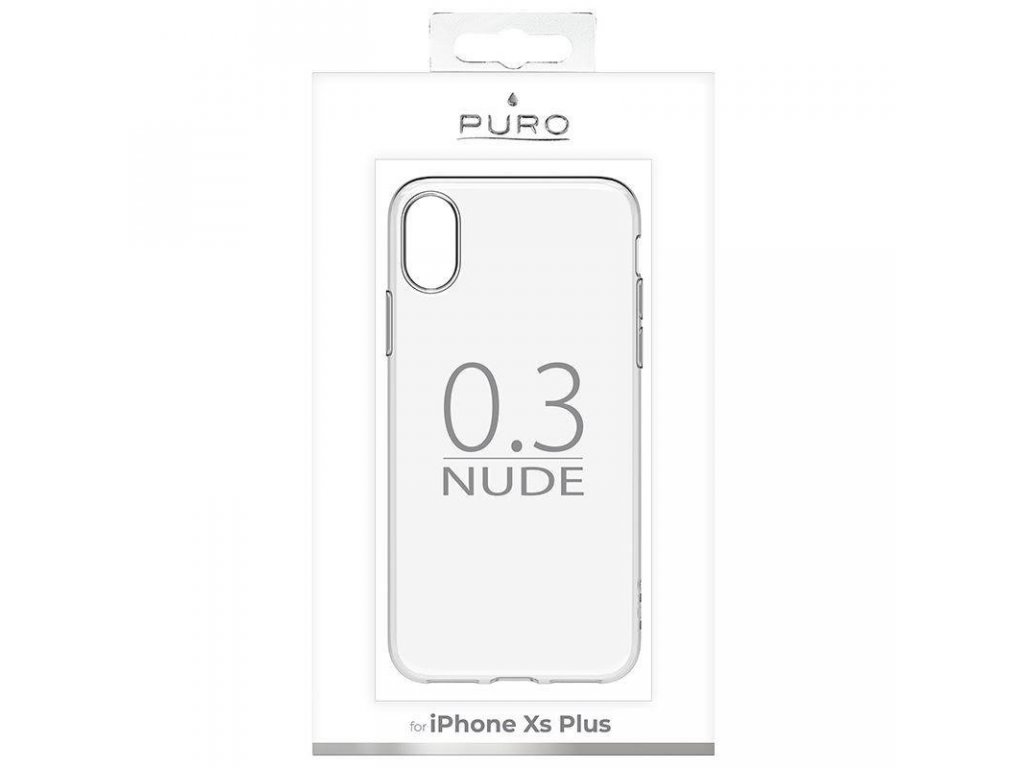 0.3 Nude - Pouzdro iPhone Xs Max (průsvitné)