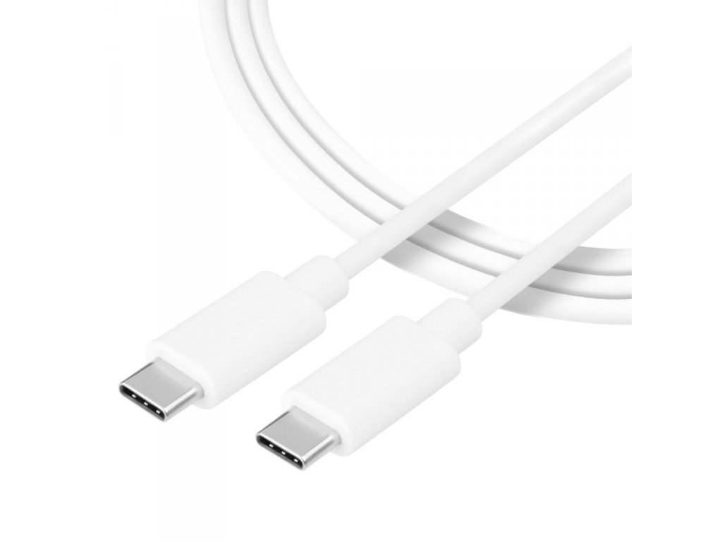 007 Smooth Thread Kabel USB-C/USB-C  0.3m bílý