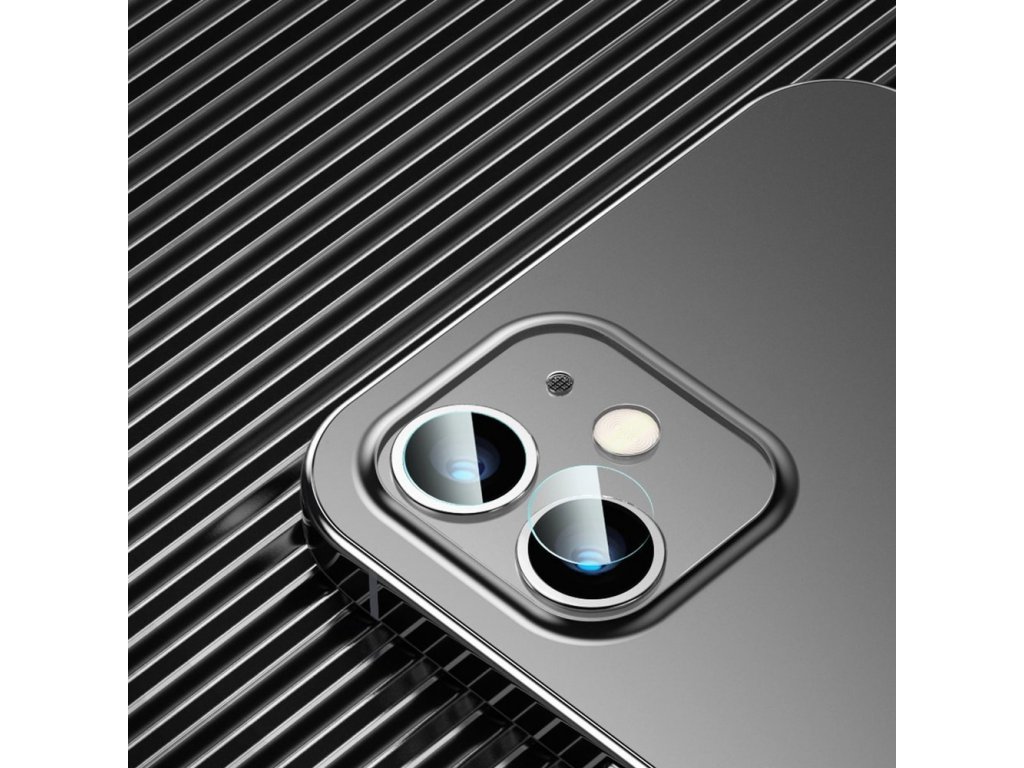 2x 0,25 mm tvrzené sklo 9H pro zadní kameru fotoaparátu pro iPhone 12 / iPhone 12 mini - transparentní (SGAPIPH54N-JT02)