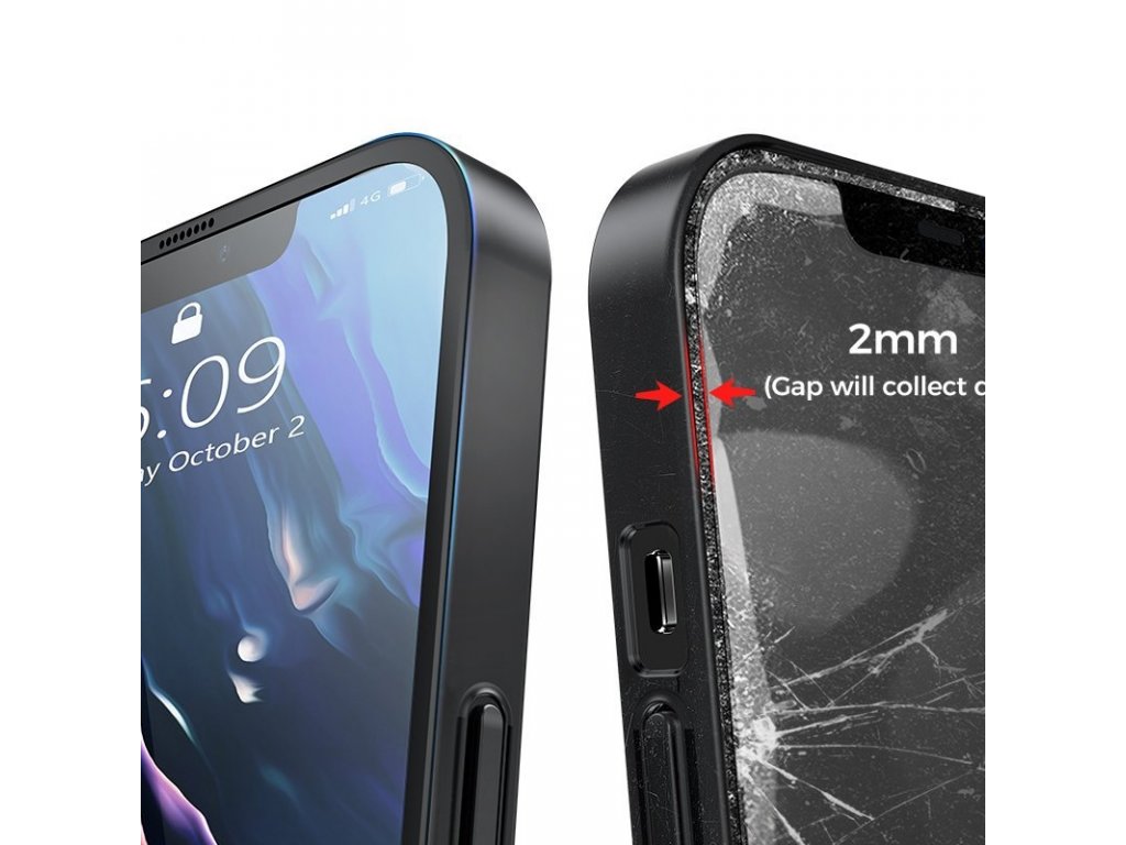 360 Full Case iPhone 13 Pro Max zadní a přední kryt + tvrzené sklo červený