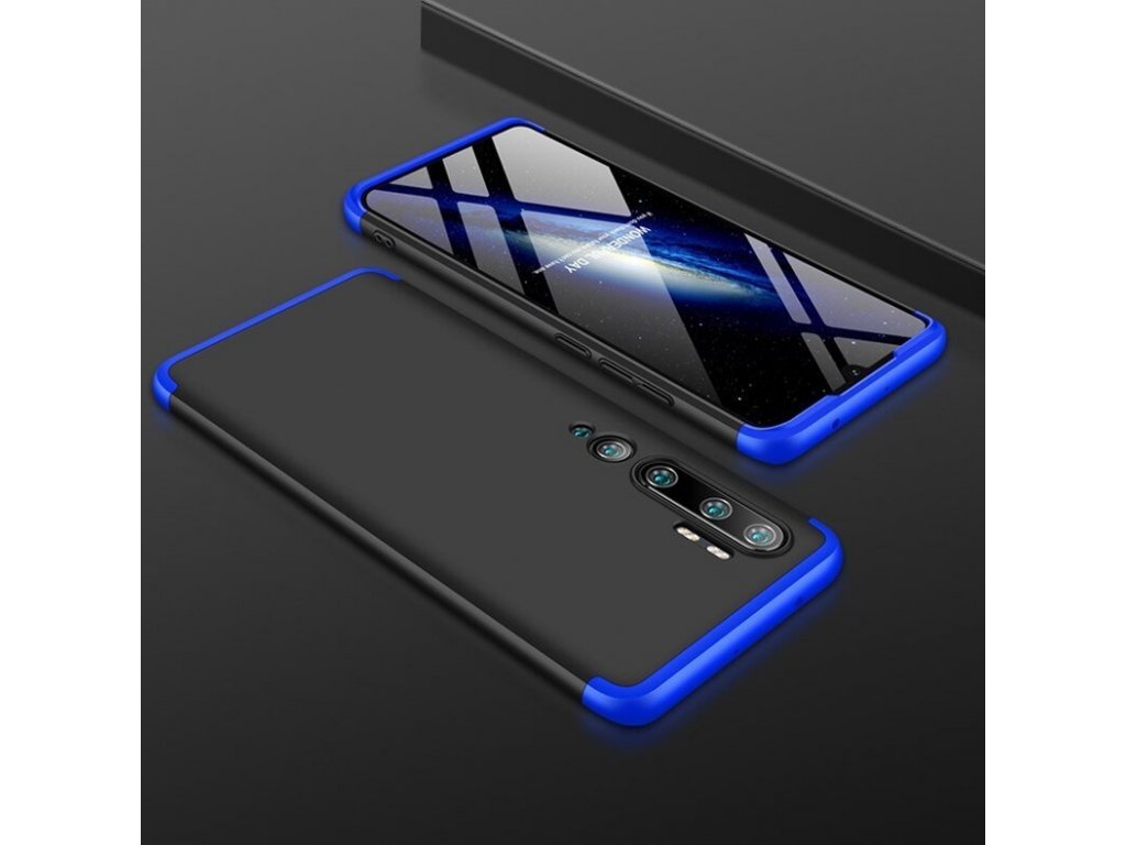 360 Protection Case pouzdro na přední i zadní část telefonu Xiaomi Mi Note 10 / Mi Note 10 Pro / Mi CC9 Pro modré