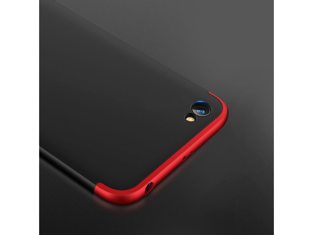 360 Protection Case pouzdro na přední i zadní část telefonu Xiaomi Redmi Note 5A černo/modré