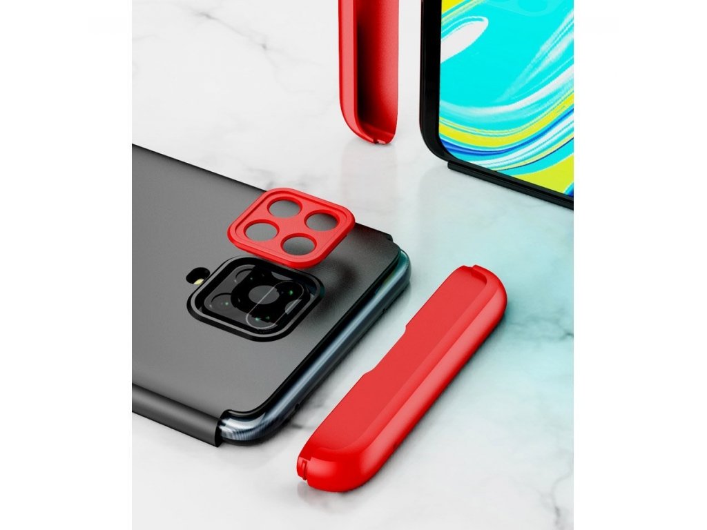 360 Protection Case pouzdro na přední i zadní část telefonu Xiaomi Redmi Note 9 Pro / Redmi Note 9S modré