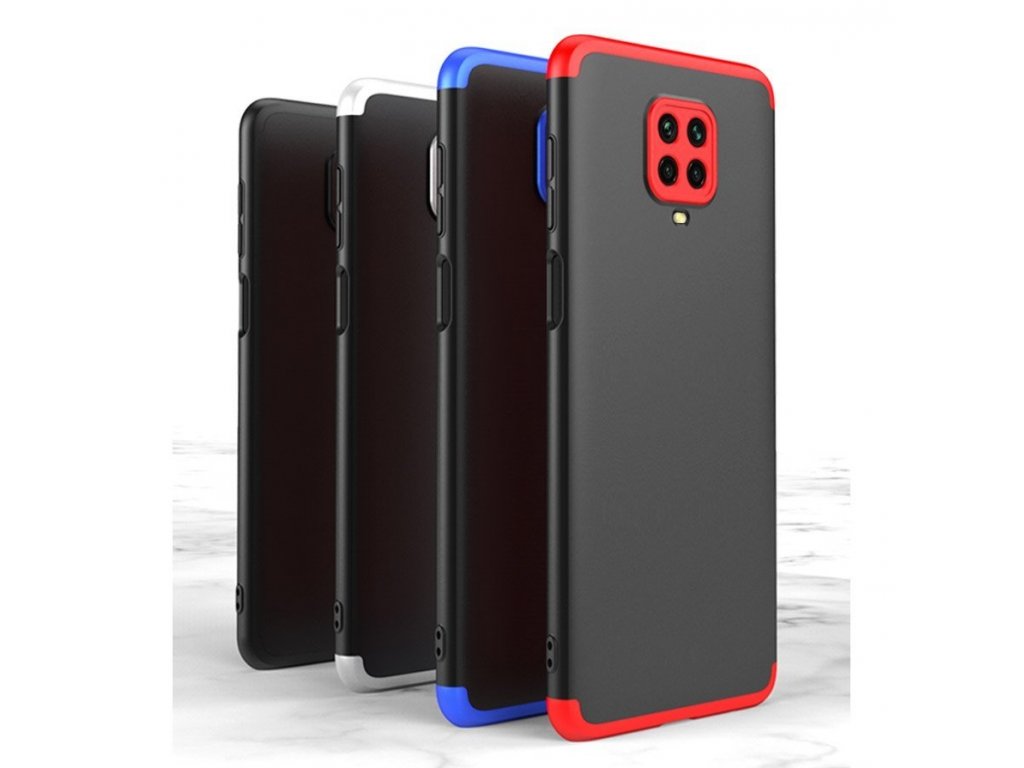 360 Protection Case pouzdro na přední i zadní část telefonu Xiaomi Redmi Note 9 Pro / Redmi Note 9S modré