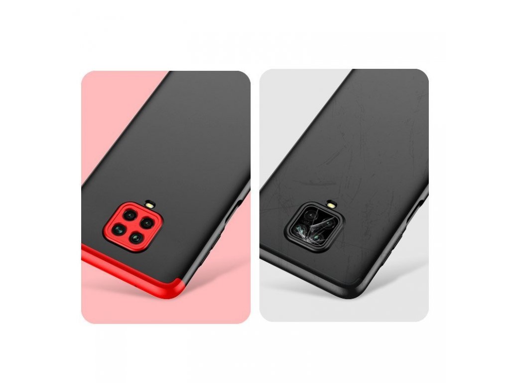 360 Protection Case pouzdro na přední i zadní část telefonu Xiaomi Redmi Note 9 Pro / Redmi Note 9S modré