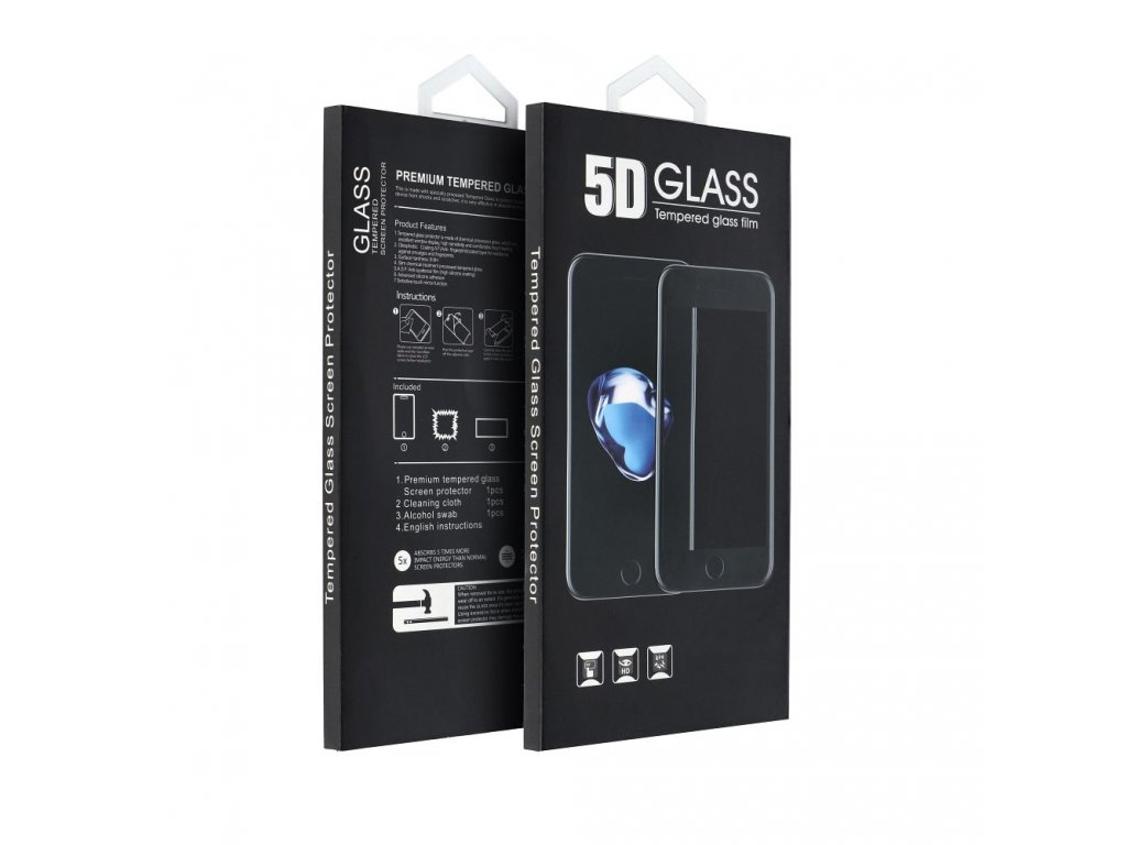 5D Full Glue Tempered Glass - for iPhone 14 Pro (MATTE) black