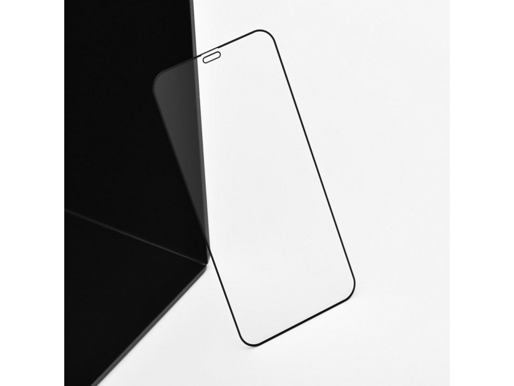 5D Full Glue Tempered Glass - for iPhone 15 Plus black