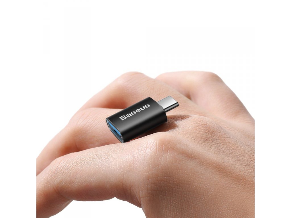 Adaptér řady Ingenuity z USB typu C na USB-A 3.2 gen 1, černý (ZJJQ000001)