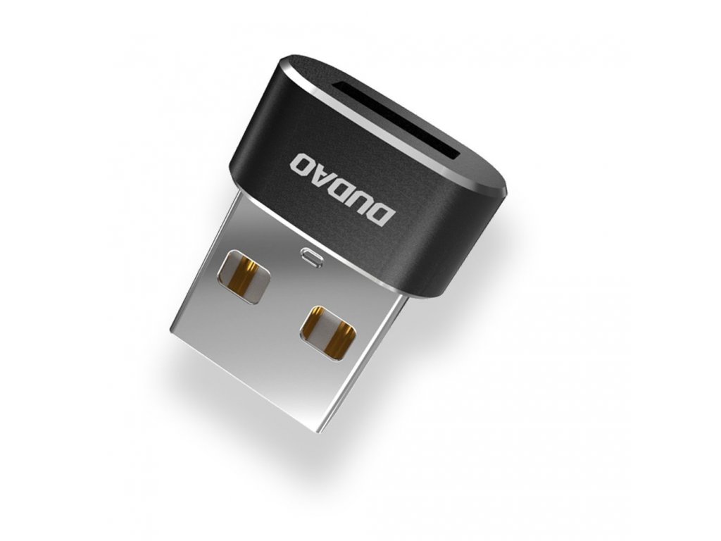 Adaptér USB Type-C na USB černý (L16AC černý)