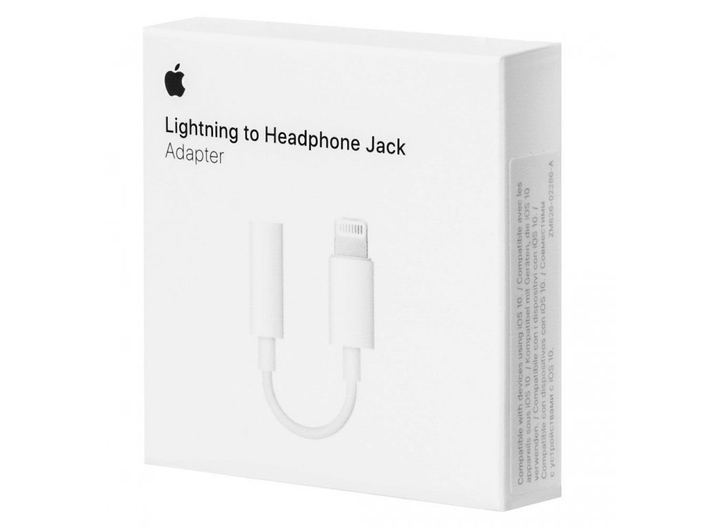 Adaptér z konektoru Lightning na minijack 3,5 mm pro sluchátka bílý (MMX62ZM/A)