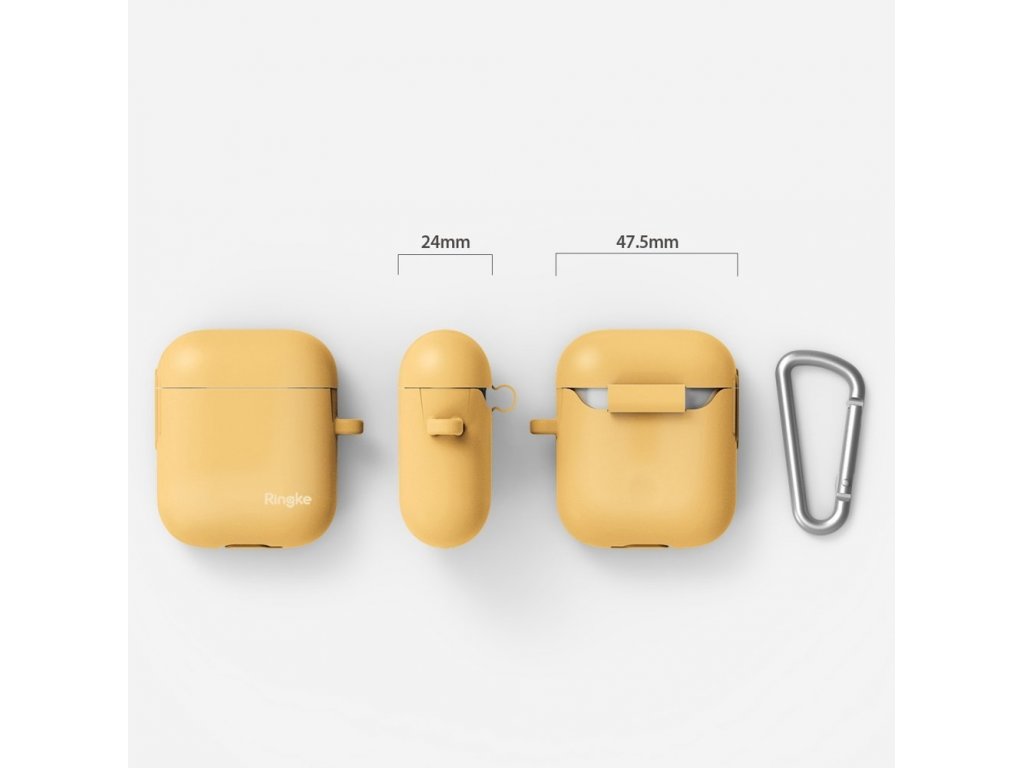 AirPods Case silikonové pouzdro na sluchátka AirPods 2gen / 1gen bílé (ACEC0007)