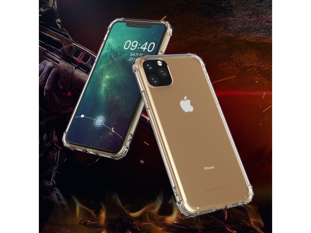 Anti Shock pancéřové pouzdro iPhone 11 Pro Max průsvitné