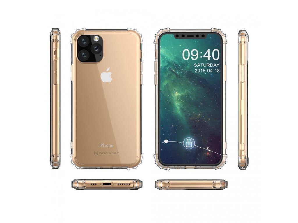 Anti Shock pancéřové pouzdro iPhone 11 Pro průsvitné