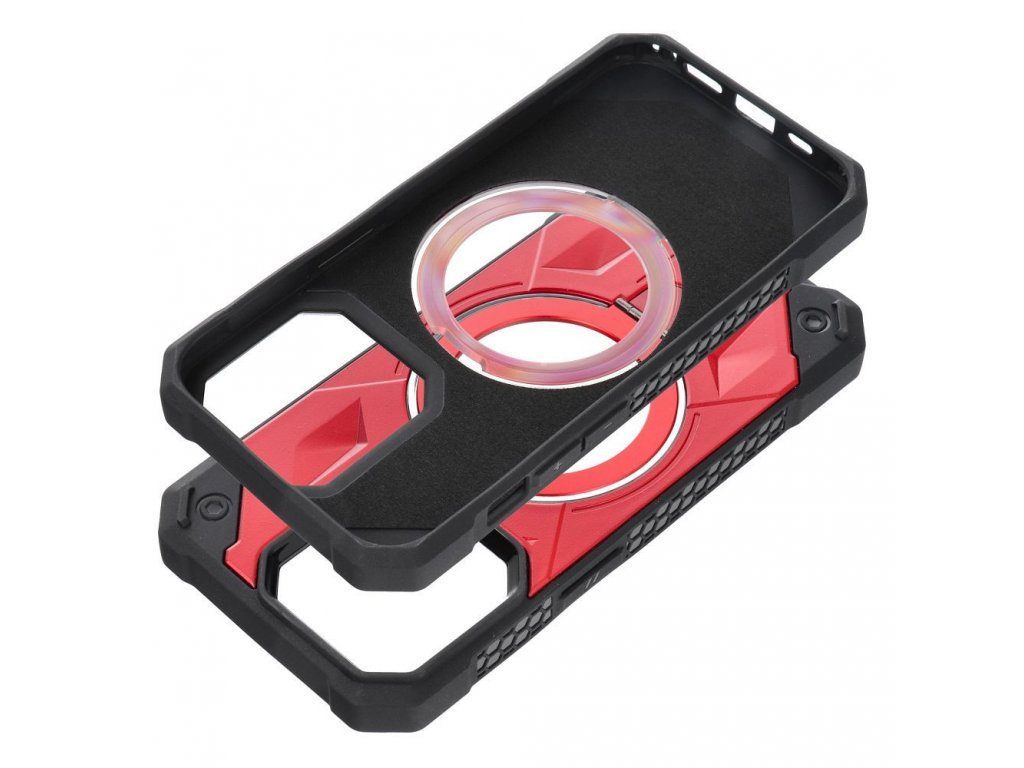 Armor Mag Cover case compatible with MagSafe for IPHONE 14 PRO red