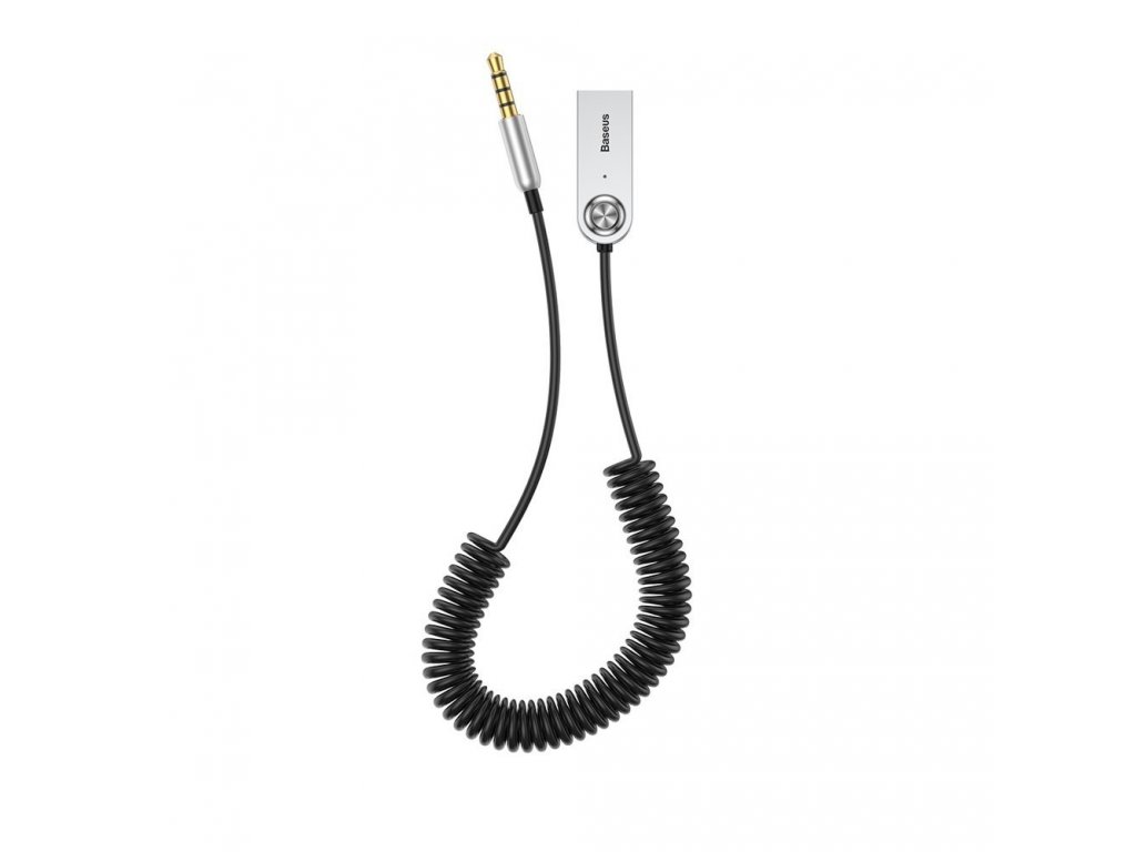 BA01 přijímač Bluetooth 5.0 kabel USB adaptér audio AUX jack černý (CABA01-01)