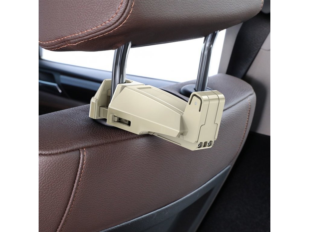 Backseat vehicle holder držák do auta na telefon 4.0''-6.5'' na záhlaví khaki (SUHZ-A11)