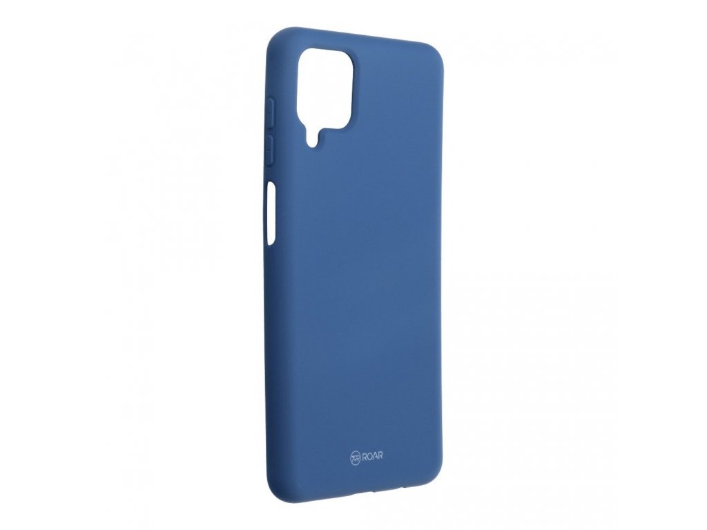 Barevné želé pouzdro Roar - pro Samsung Galaxy A12 Navy Blue