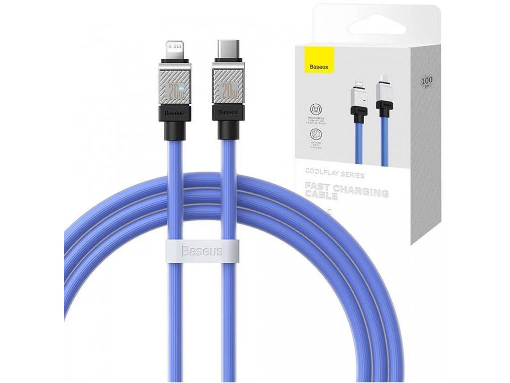 Kabel BASEUS Type C na Lightning 1m - modrý