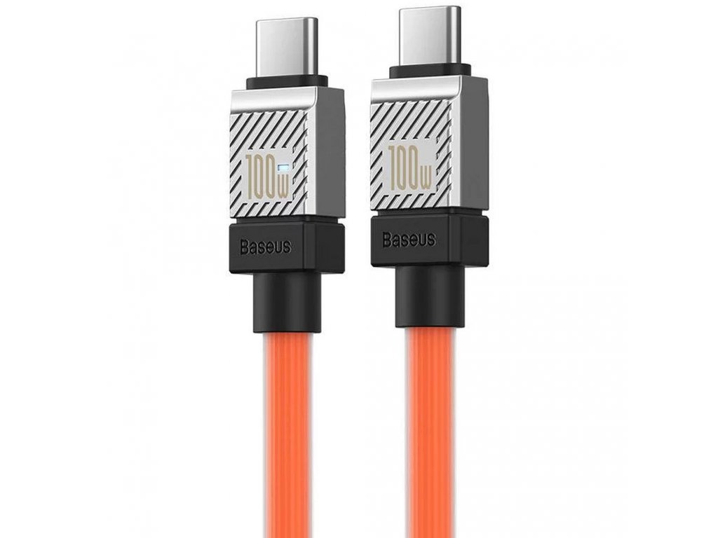 Kabel BASEUS Type C na Type C 1m - oranžový