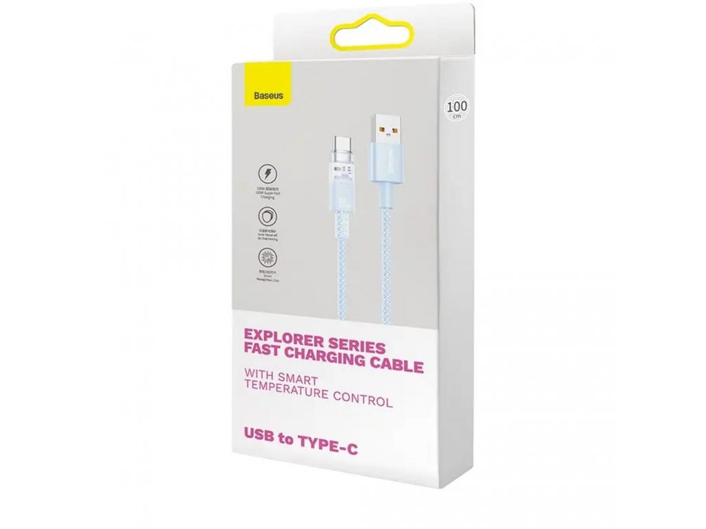 BASEUS cable USB  to Type C Power Delivery Explorer 100W 2m blue CATS010503