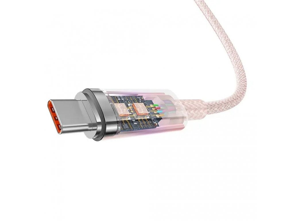 BASEUS cable USB  to Type C Power Delivery Explorer 100W 2m pink CATS010504