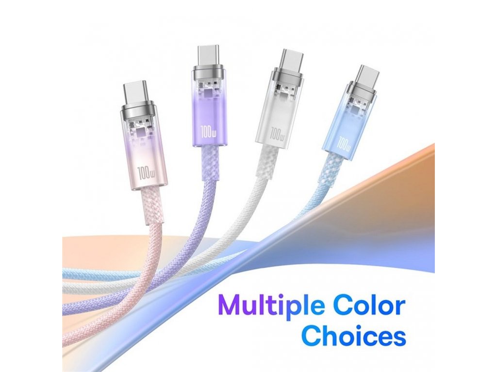 BASEUS cable USB to Type C Power Delivery Explorer 100W 2m purple CATS010505