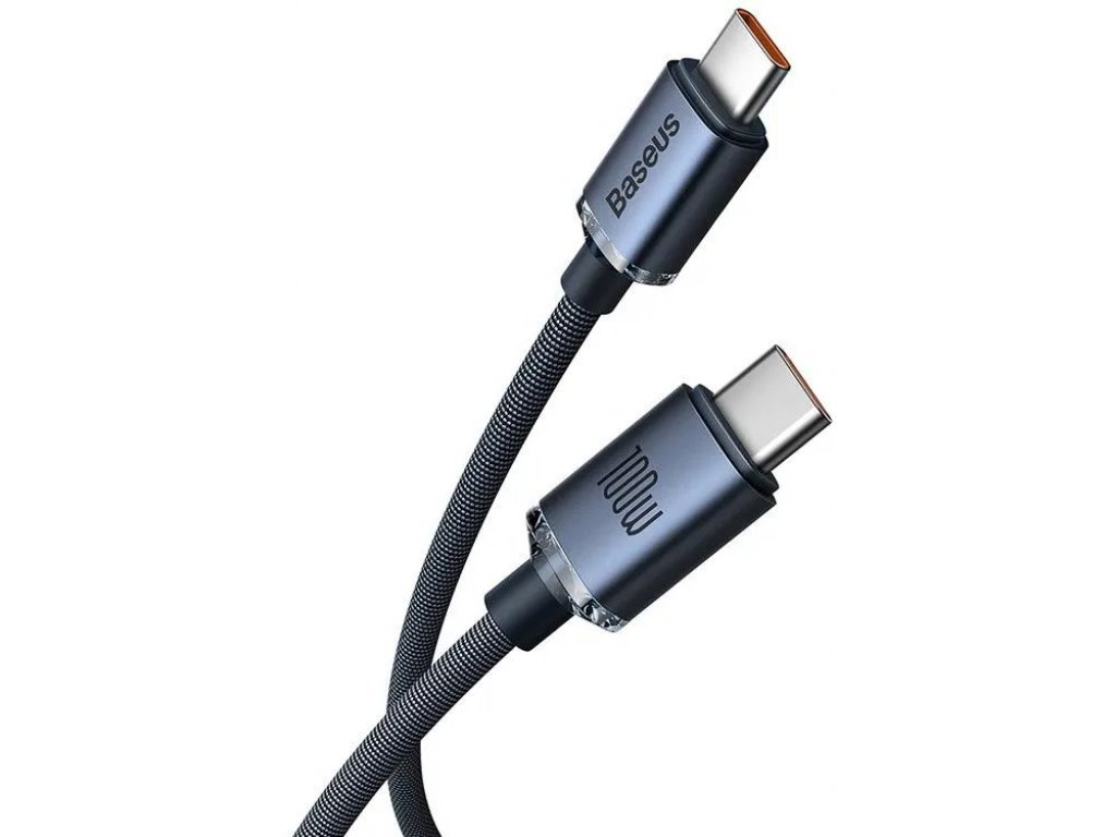 Datový Kabel Baseus USB-C / USB-C 1,2m - černý