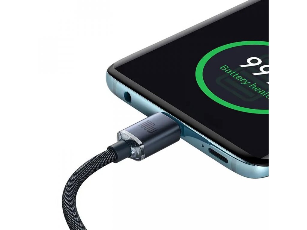 Datový Kabel Baseus USB-C / USB-C 1,2m - černý