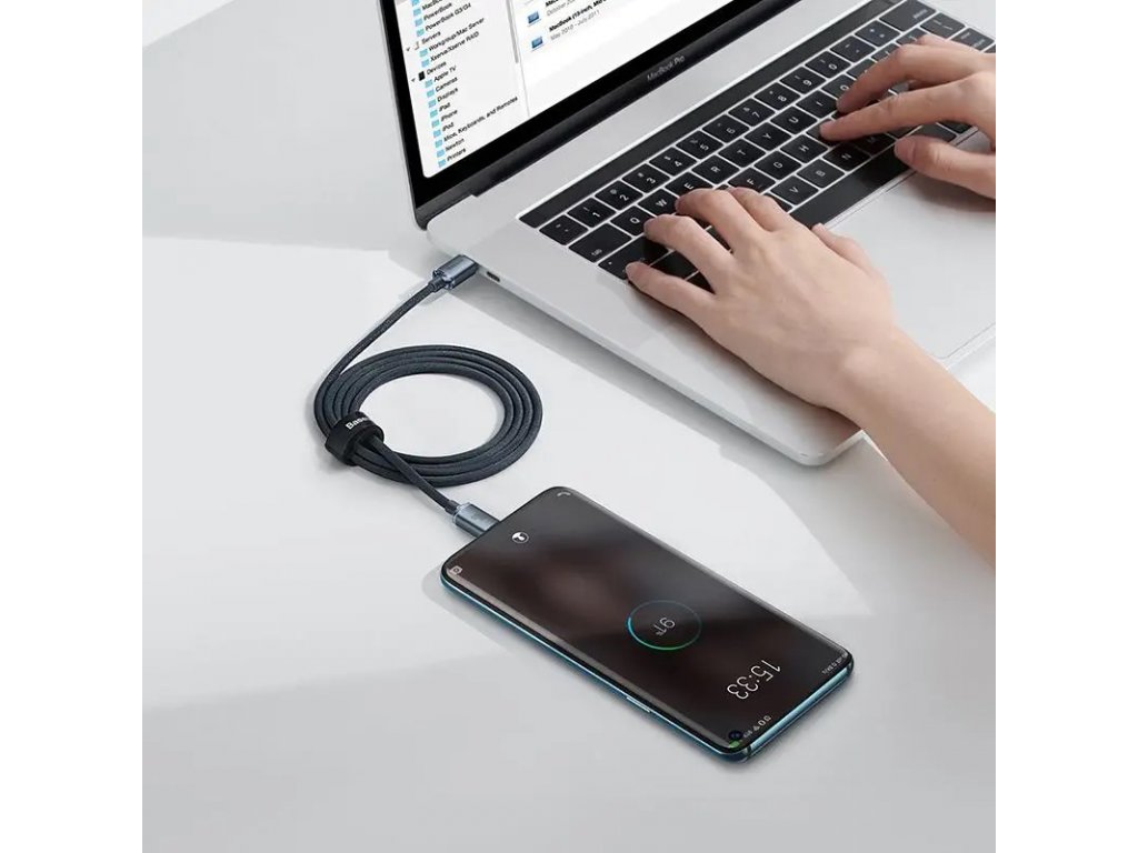 Datový Kabel Baseus USB-C / USB-C 1,2m - černý