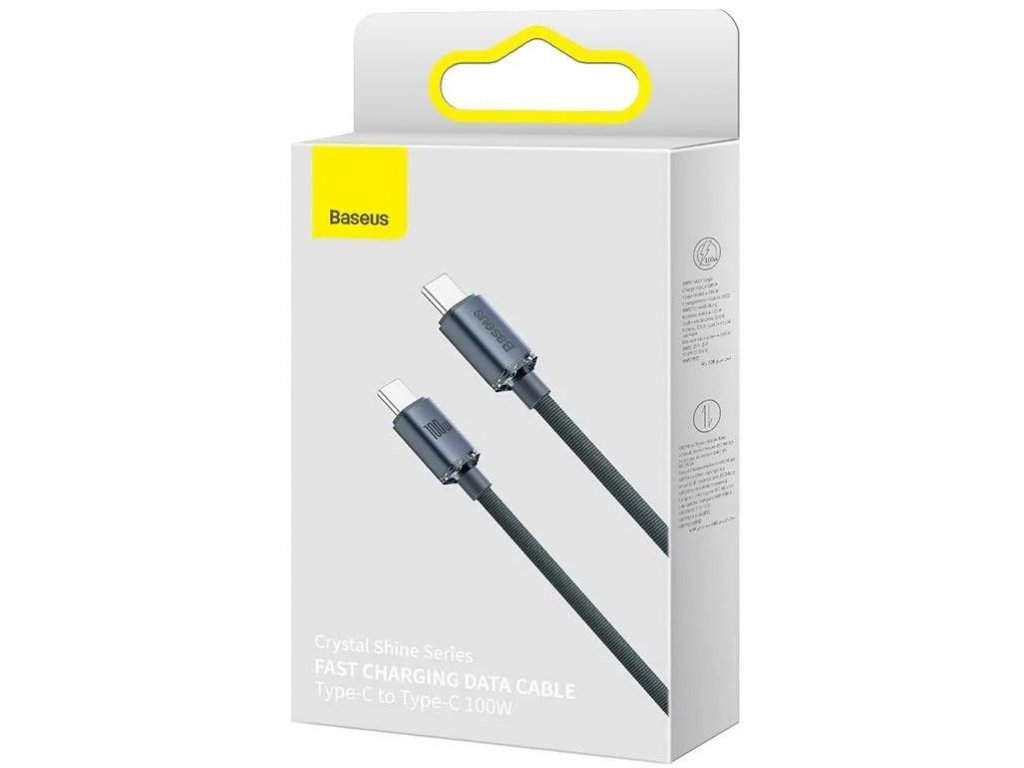 Datový Kabel Baseus USB-C / USB-C 1,2m - černý