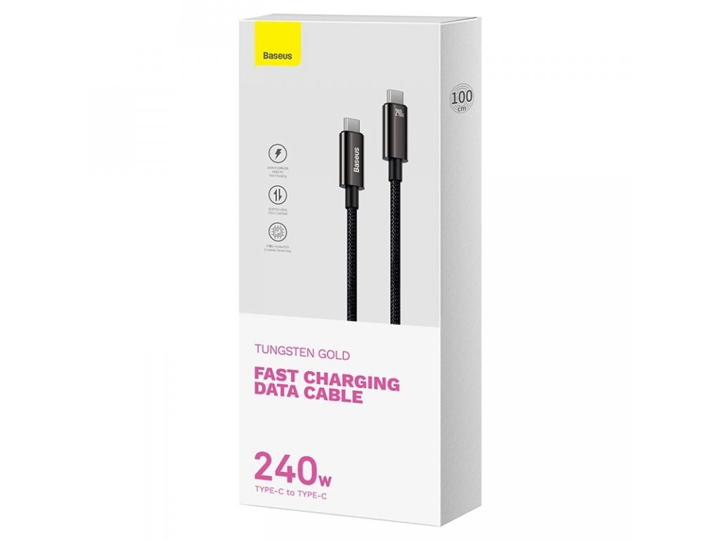 Datový kabel Baseus USB-C / USB-C 2m - černý