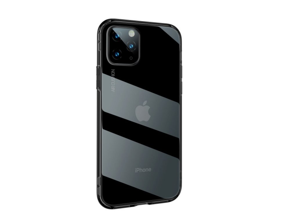 Baseus pouzdro pro Apple iPhone 11 Pro Max Safety Airbags transparentní černá