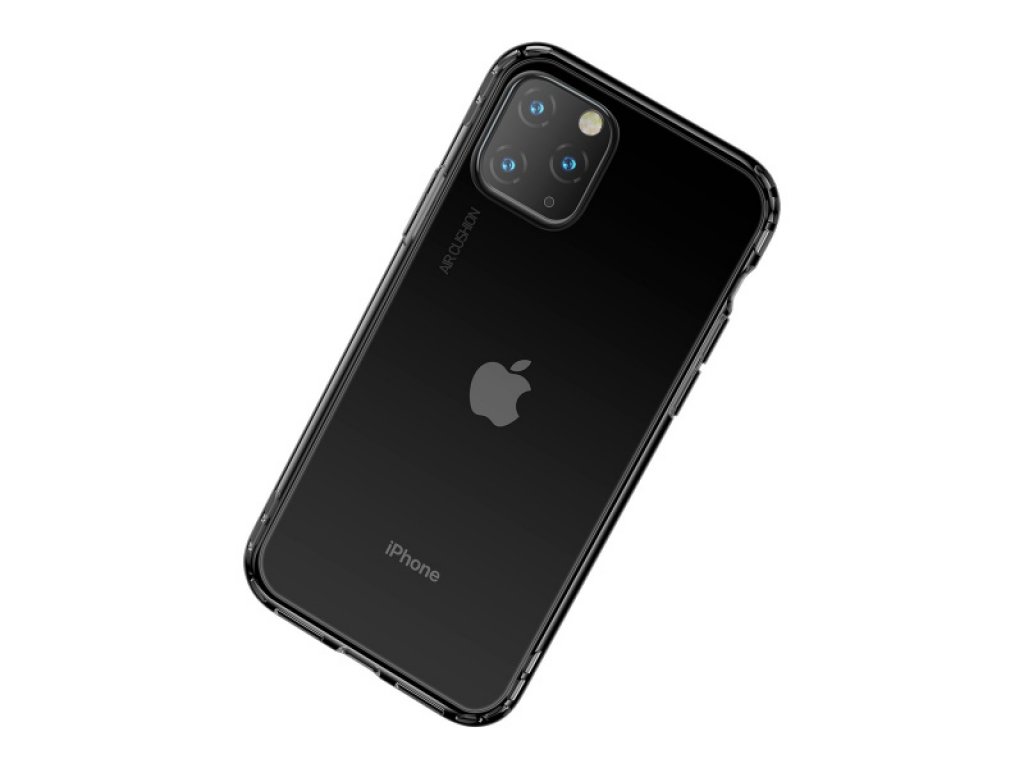 Baseus pouzdro pro Apple iPhone 11 Pro Max Safety Airbags transparentní černá