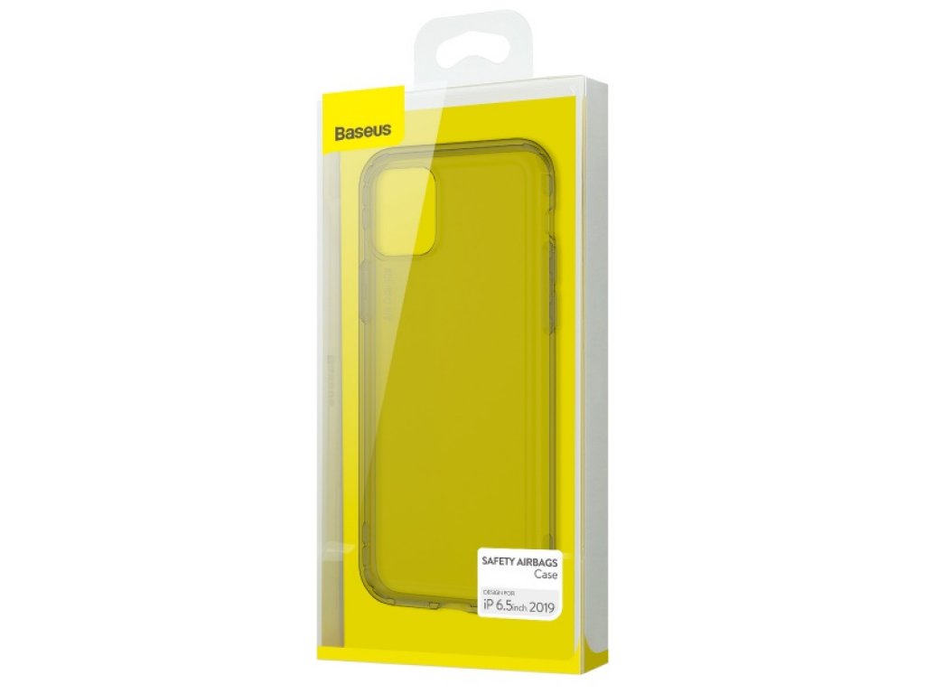 Baseus pouzdro pro Apple iPhone 11 Pro Max Safety Airbags transparentní černá