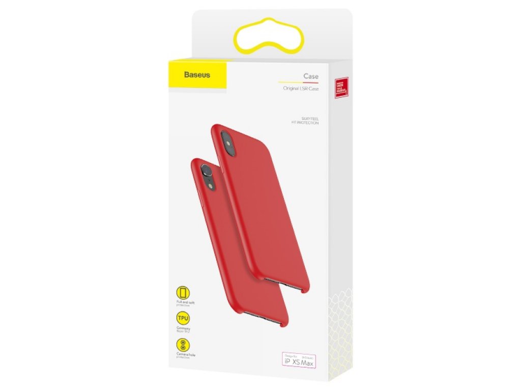 Baseus pouzdro pro iPhone XS Max Original LSR červená