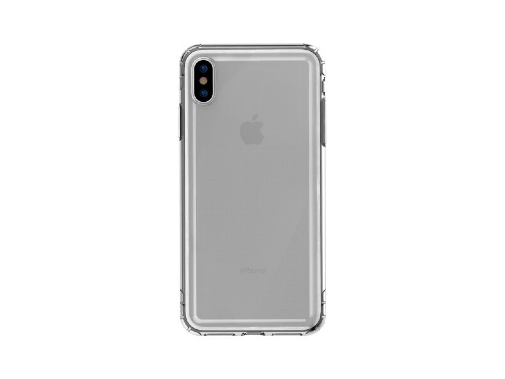 Baseus pouzdro pro iPhone XS Max Safety Airbags transparentní černá