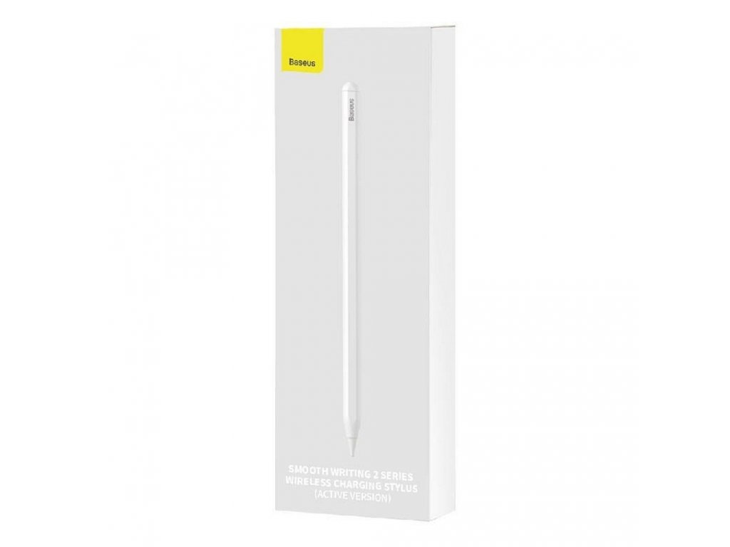 Kapacitní stylus BASEUS pro hladké psaní Writing 2 (aktivní verze) 125mAh bílý SXBC060002