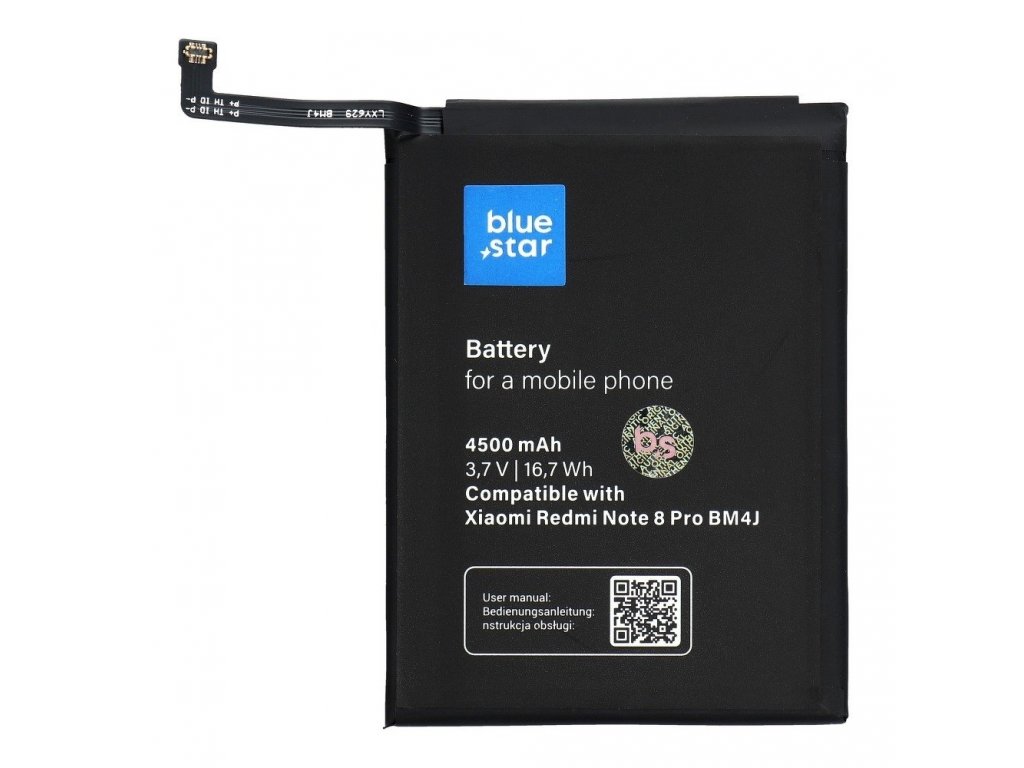 Baterie pro Xiaomi Redmi Note 8 PRO (BM4J) 4500 mAh Li-Ion Blue Star