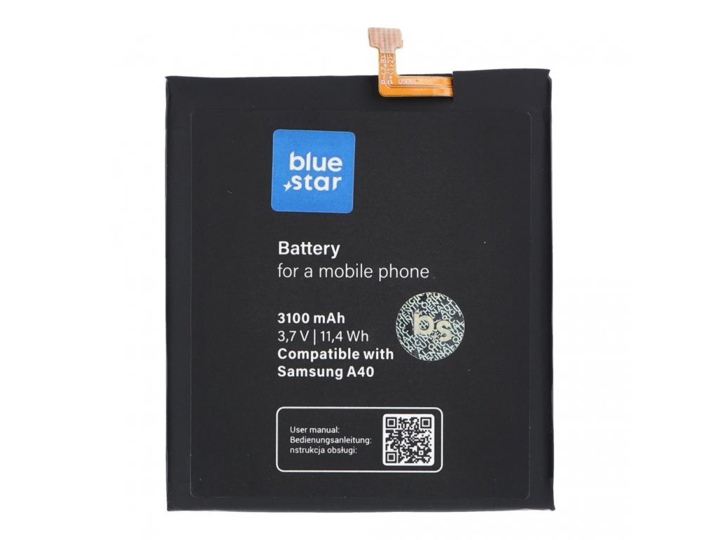 Baterie pro Samsung Galaxy A40 3100 mAh Li-Ion Blue Star PREMIUM