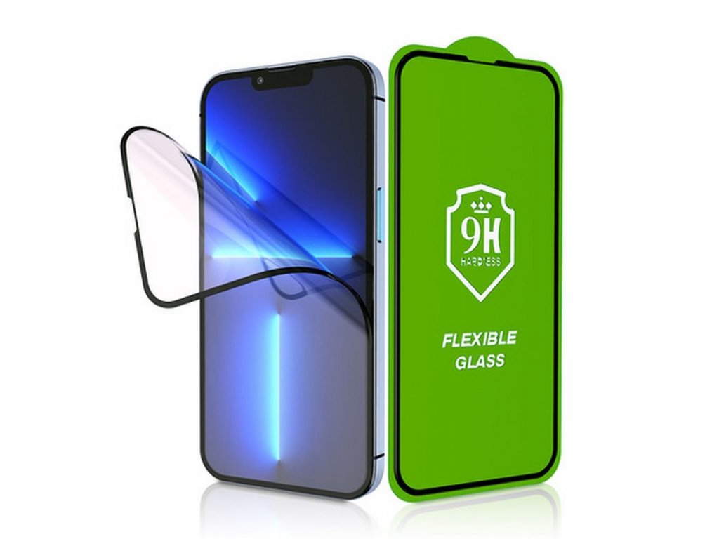 Bestsuit Flexible Hybrid Glass 5D for  Apple iPhone 15 black