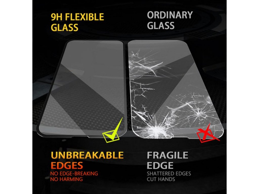 Bestsuit Flexible Hybrid Glass 5D for  Apple iPhone 15 black