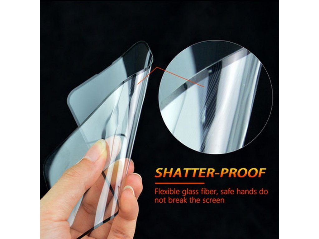 Bestsuit Flexible Hybrid Glass 5D for  Apple iPhone 15 Plus black