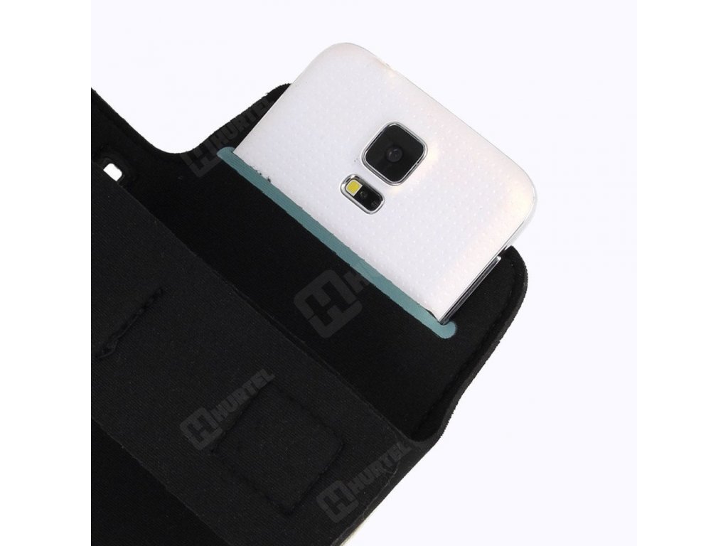 Běžecký pásek na rameno armband Samsung Galaxy s6 s5 s4 s3 světle růžový